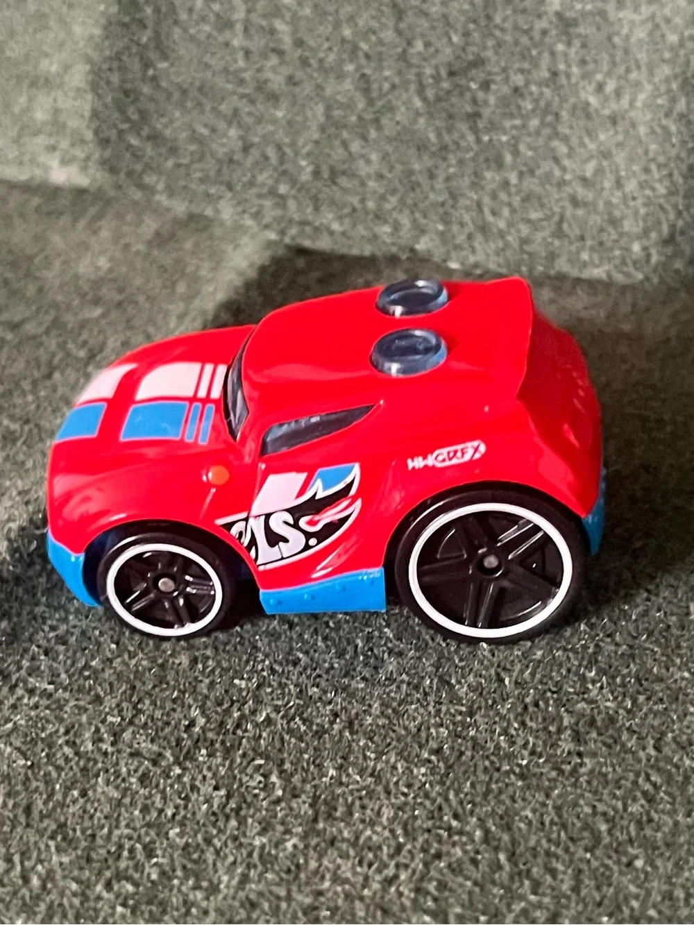 Red Assorted Brands of Die-Cast Racing Cars